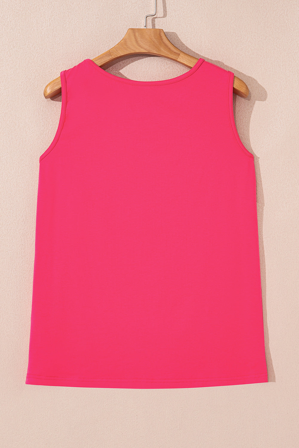 Sachet Pink Butterfly Graphic Casual Tank Top