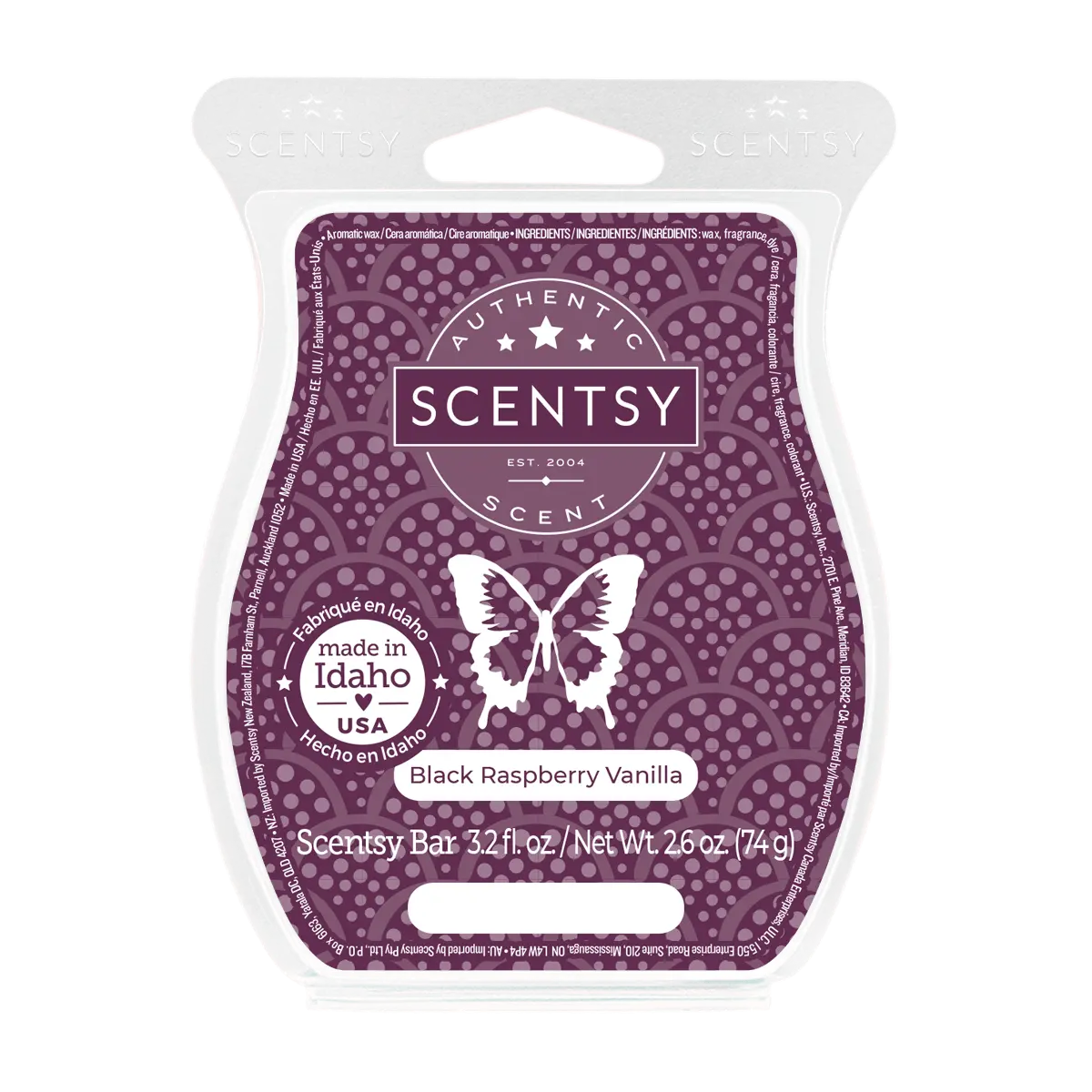 Black Raspberry Vanilla Scentsy Bar