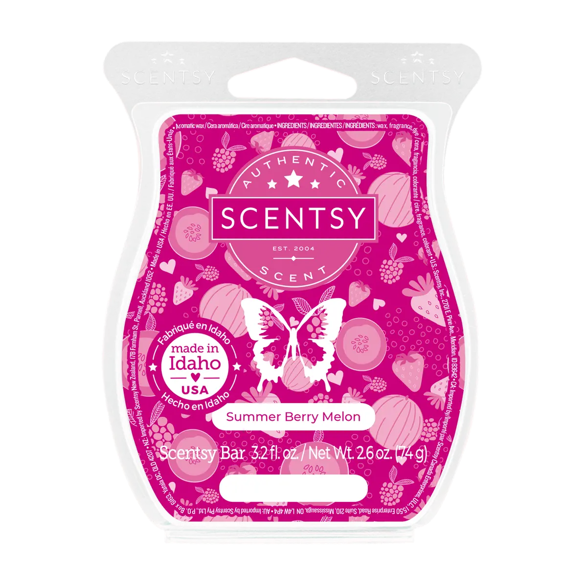 Summer Berry Melon Scentsy Bar