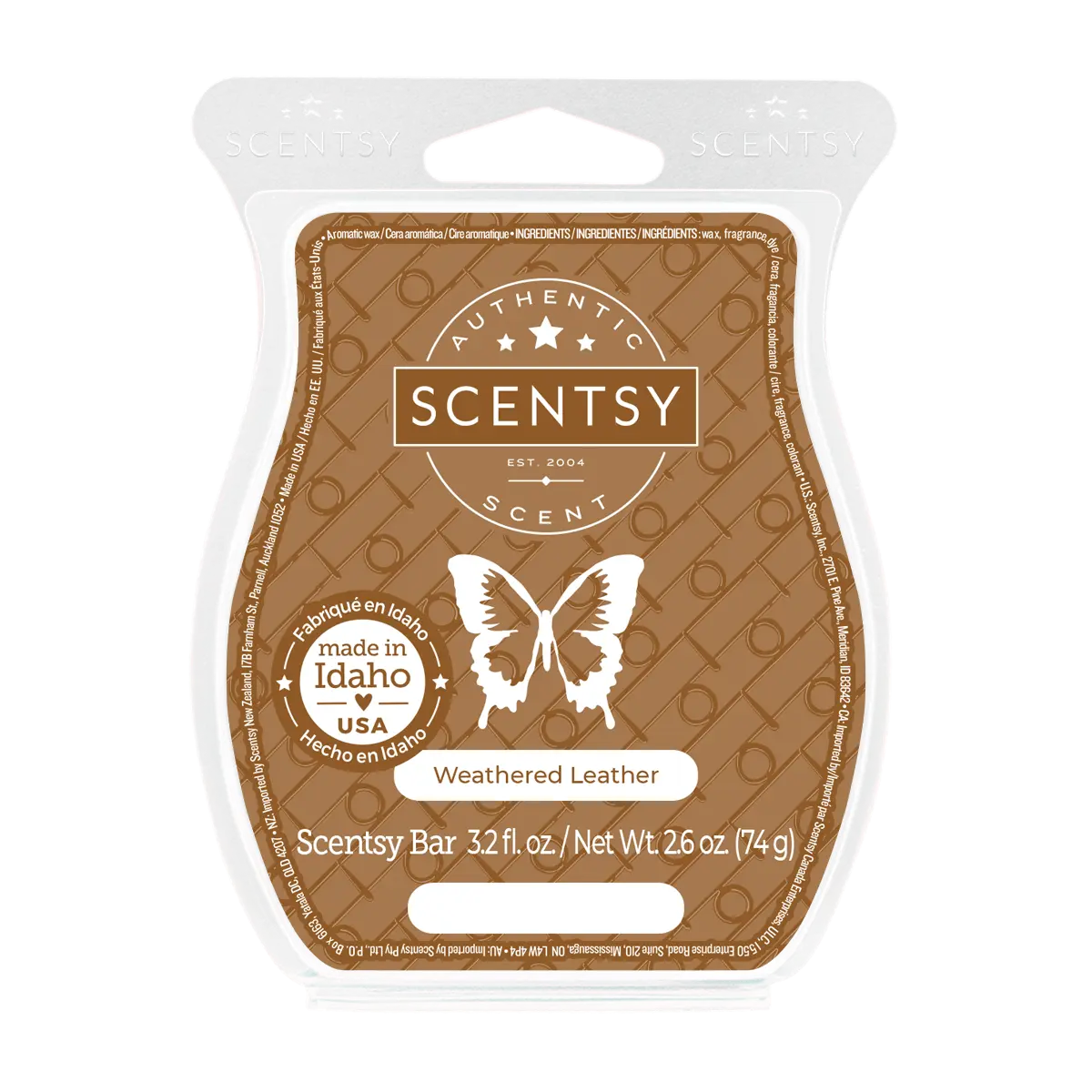 Weathered Leather Scentsy Bar